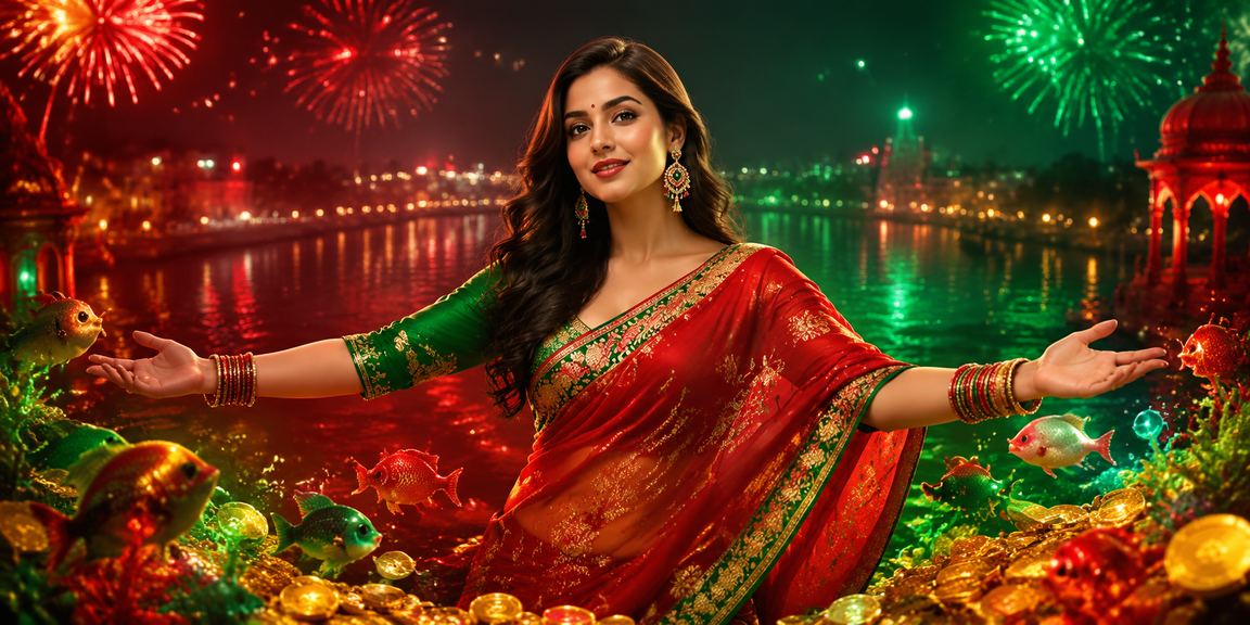 কুমিল্লায় লাল-সবুজ পরিবেশে ফিশিং গেম খেলছেন chang222jtx ব্যবহারকারী